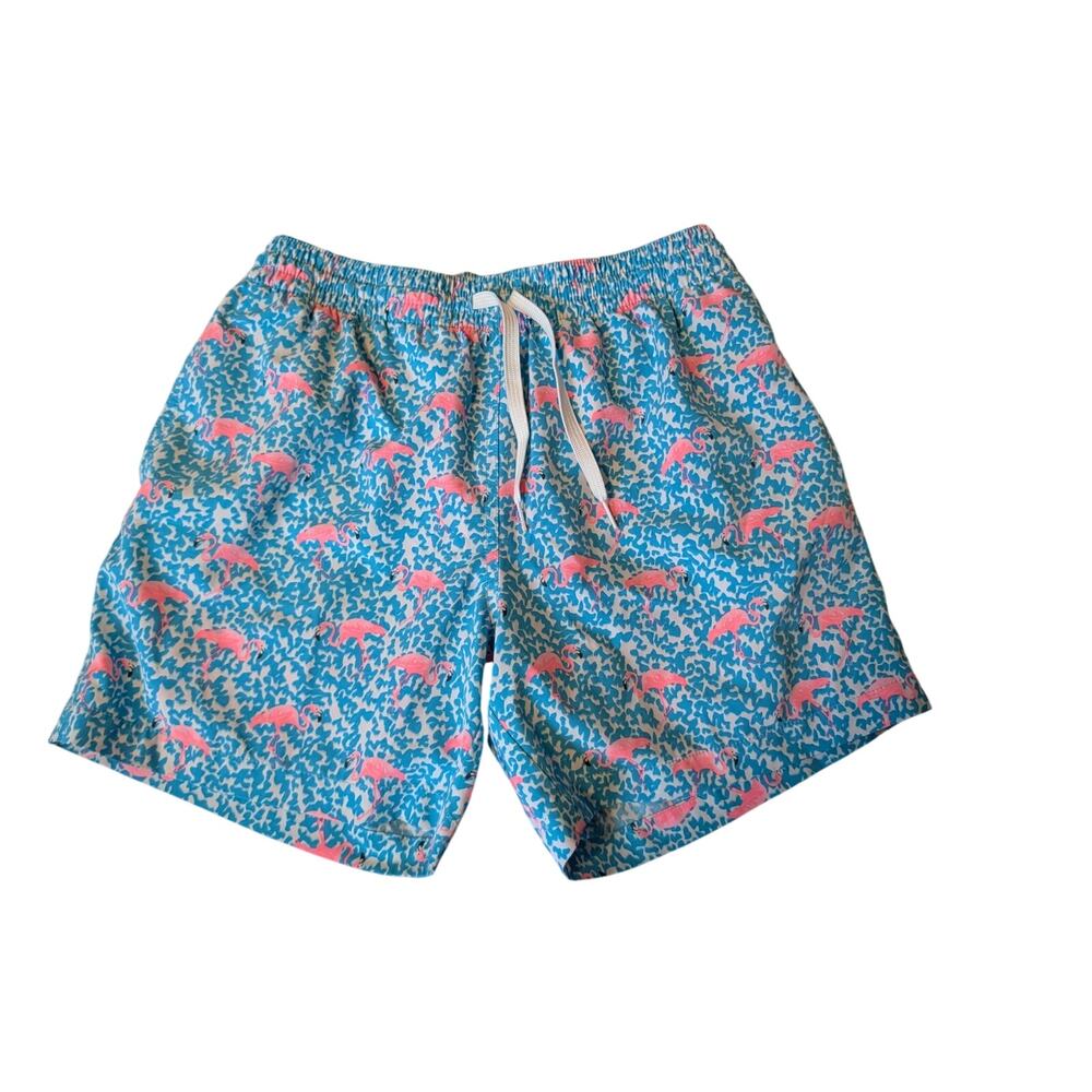 Chubbies shorts/swim trunks, Small; 5.5 inseam, lightweight, Pink Flamingo